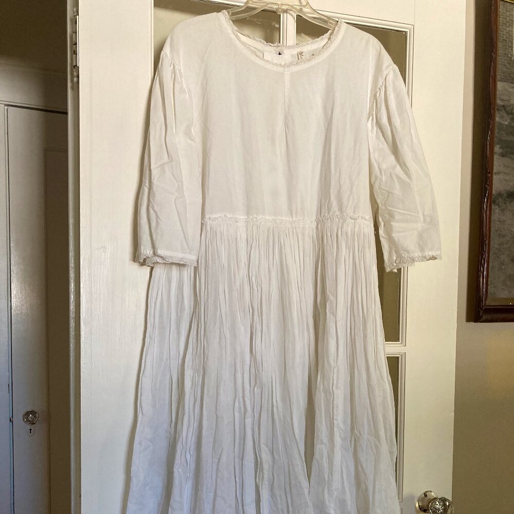 Magnolia Pearl Jonna dress Celestial cotton rare early piece folklore style OS